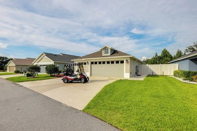 Golf Cart & Home Office: The Villages Retreat!