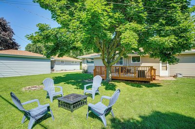 Large Backyard, Walk to Hospital: Sheboygan Abode!
