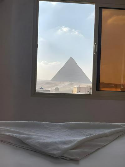 Middle East Pyramids View