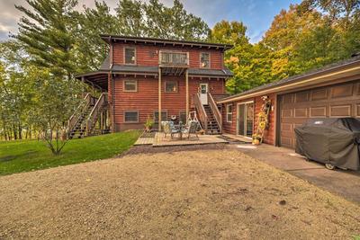 Modern Log Cabin w/ Rec Room, Steps to Lake!