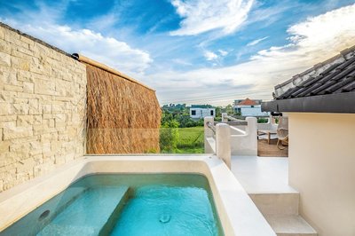 Rice Field Villa with Rooftop Jacuzzi