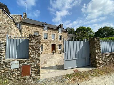 Stone House in Brittany Near Rance River