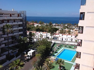The Olimpia Building, Located Next to Playa del Bobo in Playa de las Americas,