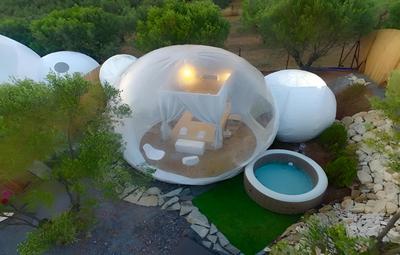 bubble tents Halkidiki