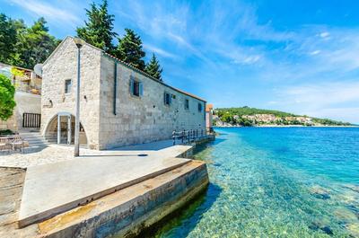 Beachfront Villa Gabriela with Pool