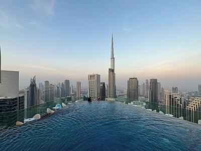 Burj Khalifa View Pool -1 BDR Paramount