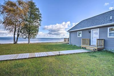 St. Ignace Cottage w/ Deck & Beach on Lake Huron!