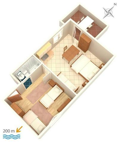 Zdravko - 150 m From Sandy Beach - A3