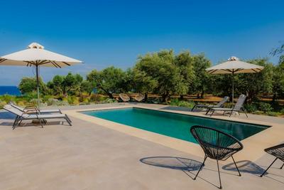 Oceanfront Villa Elaia Private Pool Panoramic Views