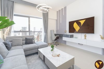Modern In JVC With Balcony Pool & Gym