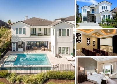 Beautiful Mansion With Private Pool, Close to Disney, Orlando Mansion 1340