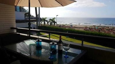Apartment on the First Line of the Beach of Las Burras With sea Views