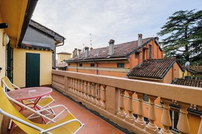 Vista sulle torri di Bologna