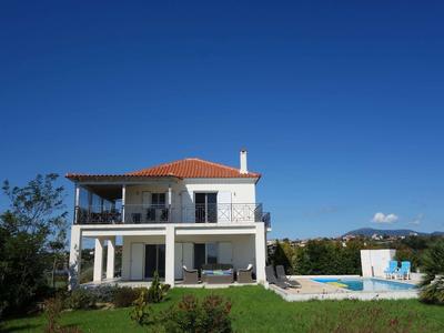 Elegant Villa in Evangelismos with Pool & Garden near Sea Beach