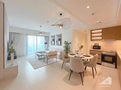 Burj Crown Luxury 2bedroom Balcony & View