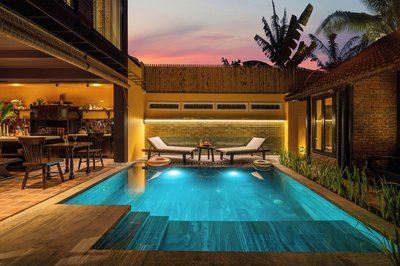 DEMIN VILLA HOI AN - Pool and BBQ Garden