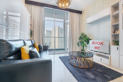 Awesome Studio Apartment With Burj Khalifa View at Business Bay
