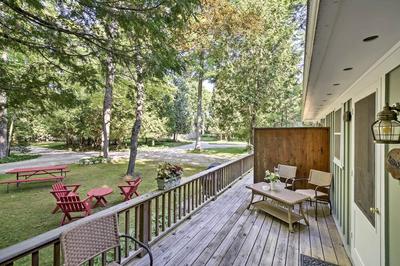 'pine Cottage' Duplex w/ Deck: Walk to State Park!