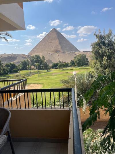 Golden Glamour Pyramids View