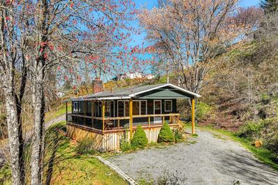 Deck + Fire Pit: Riverfront Sylva Getaway!