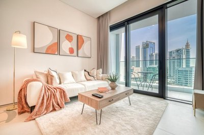 Marina View w Beach Access Apt in Address JBR