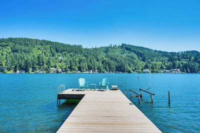 Modern Summit Lake Escape - Spacious Deck w/ View!