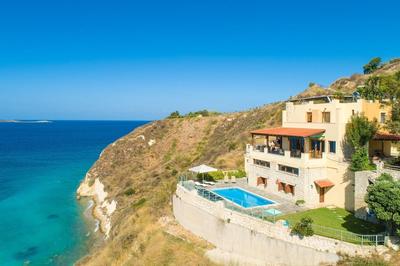 Souda Bay View Large Private Pool Walk to Beach Sea Views A C Wifi - 2119