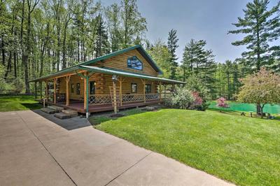 'the Red Pine Cabin' w/ Private Pond & Dock!