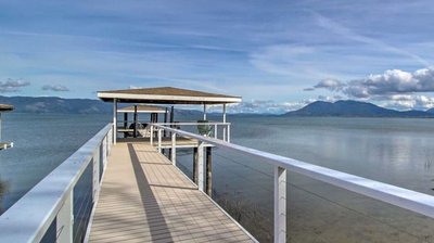 Waterfront Home - Private Dock Pickleball Bbq 4 Bedroom Home