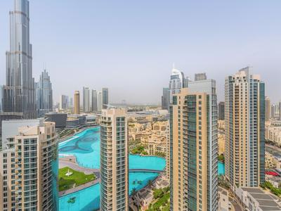 Luxury Condo With Burj Khalifa and Fountain Views