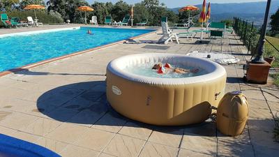 Farmhouse in Poppi With Pool & Valley Views