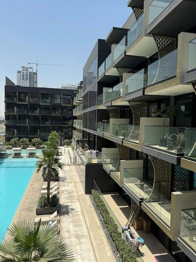 Manzil-1BR in JVC with Pool View