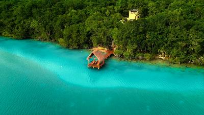 Casa Relaxo Waterfront Villa with Private Dock in Bacalar Lagoon
