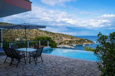 Beachfront Villa Komis - Panoramic Infinity Blue