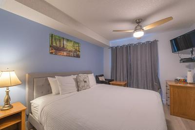 One Hotel Room with King Bed & AC