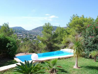 Detached Villa in Ibiza with Great Views of Hills & Hot Tub