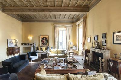 Rome an Aristocratic Apartment in Historic Palace Near the Piazza Navona