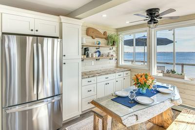 Dock, Sunrise View: Waterfront Home on Mt Hope Bay