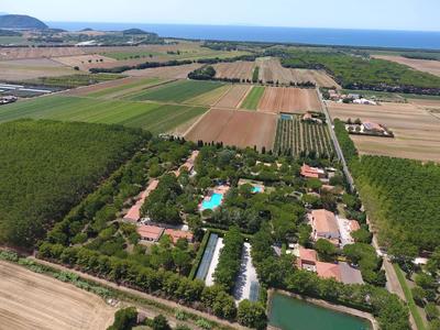 Semi Detached Bungalow with AC near Coast of Tuscany