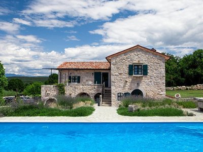 Villa on Krk With Pool and Outdoor Kitchen