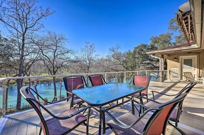 Pet-friendly Seguin Retreat w/ Deck & River Views!