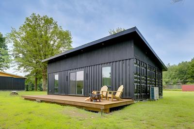 Lakefront Catskills Container Home: Private Lake
