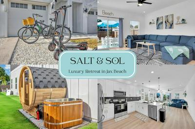Luxury Beach Home Sauna Cold Plunge E-bikes