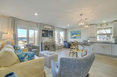 Deck w/ Water Views: Quiet East Boothbay Retreat!