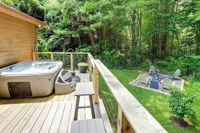 Modern Home w/ Hot Tub & Deck in Asheville!
