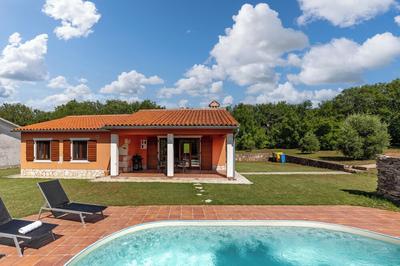 Pool House In Greenery