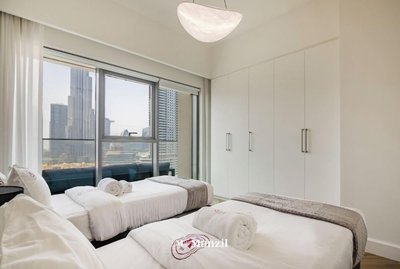 Manzil-2BR with full Burj Khalifa View