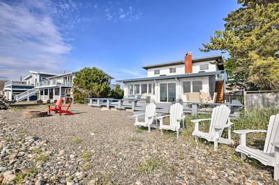 Waterfront Ferndale Home: Deck + Beach Access