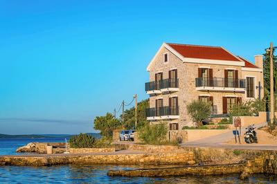 Sea front Villa Draga - infinity pool