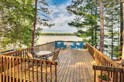 Lake Tomahawk Summer Oasis w/ Deck!